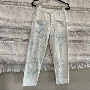 Pistola Tammy High Rise Trouser - Blue Marble